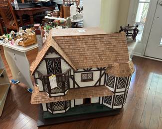 #242 Tudor mansion dollhouse $110.00