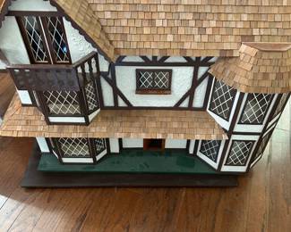 #242 Tudor mansion dollhouse $110.00