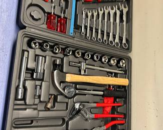 #210 Tool set with plastic case $35.00