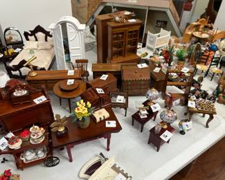 (Doll House furniture is priced separately and can only be purchased at the sale.)