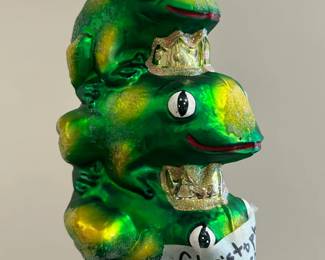 #116 Christopher Radko Frogs $20.00