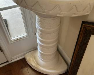#248 Plaster column solid 14x16x31 $40.00