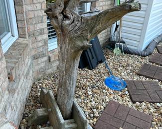 #76 drift wood outdoor art piece 36x24x48 $75.00