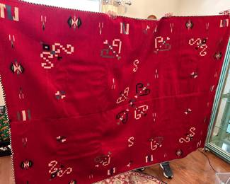 #29 Southwestern style rug, red 72x55 $45.00