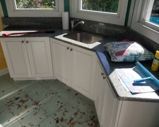 Cabana cabinets & sink