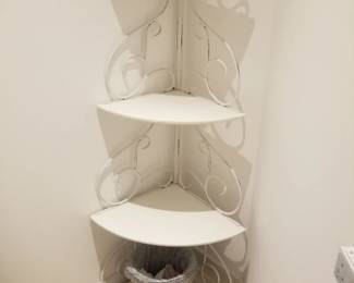 Bath storage etagere