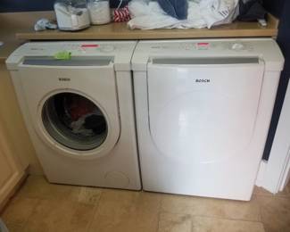 BOSCH washing machine & ELECTRIC dryer