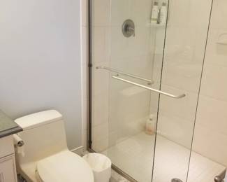Glass shower doors