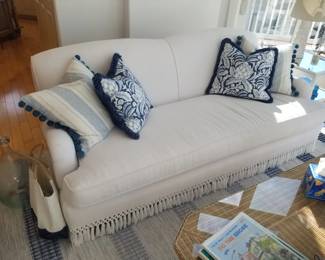 Serena & Lily Miramar English roll sofa
