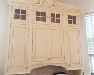 Wood-Mode kitchen feature: extended height cabinetry