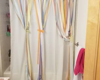 Ribbon shower curtain