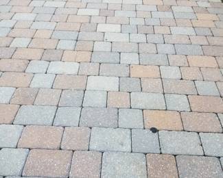 Hardscape pavers - three car driveway