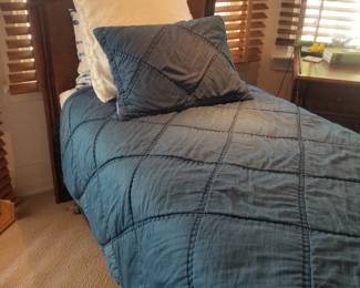 Tommy Bahama-inspired twin beds