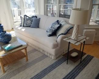 Serena & Lily Miramar English roll sofa