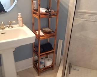 Rattan storage tower