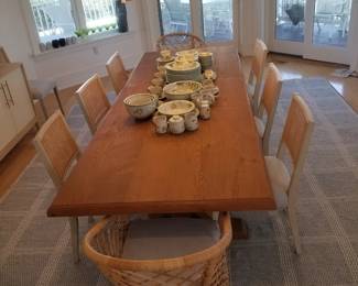 Serena & Lily dining set seats 10