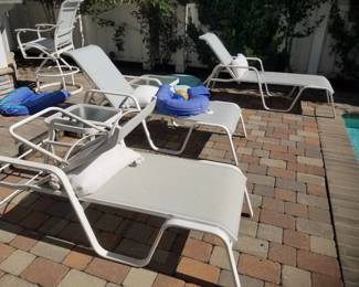 Pool chaises