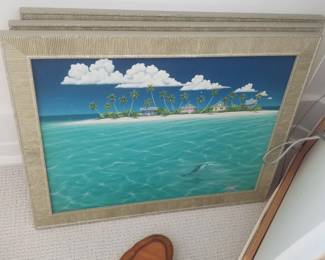 Set of 3 ocean scenes