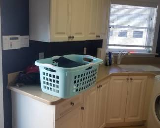Laundry room cabinets