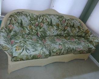 Rattan sofa