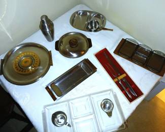 Mid Century Modern serving trays