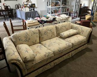 Pet and kid free sofa (there are actually two of these). Very good condition.