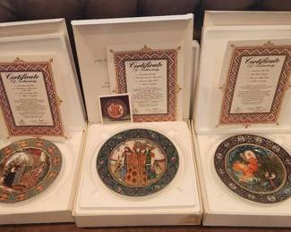The Snow Maiden Heinrich Porzellan Plates 46 Tassilissa the Fair
