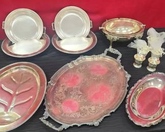 Vintage SilverPlated Serving Tableware Collection