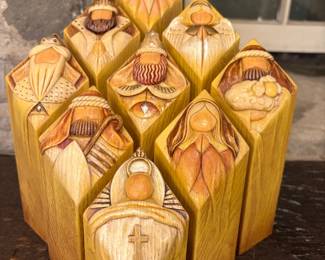 Enesco Pillars of Heaven Nativity 