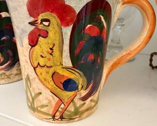 Nieman Marcus Rooster Coffee Mugs