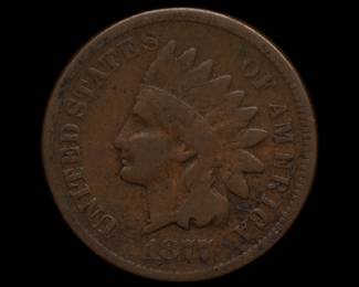 1877 KEY DATE Indian Head Cent