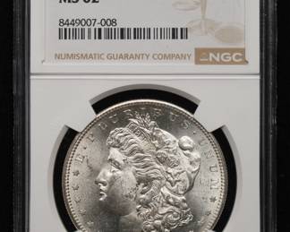 1885-S NGC MS-62 Morgan Silver Dollar