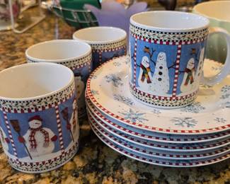Christmas dish set