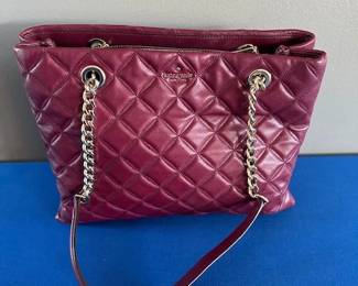 Kate Spade Natalia quilted chain handled Tote.