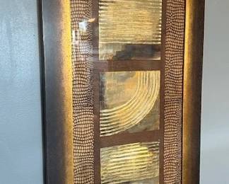 "Quiet Lights" by artist Sherry Black for Kinder Harris (2 panels).