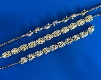 Vintage costume jewelry.