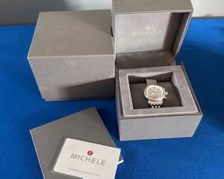 Michele CSx33 diamond ladies watch.