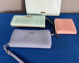Kate Spade checkbook, Lo & Sons checkbook, Coach checkbook 