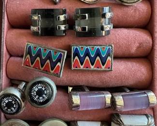 Unique cuff links.