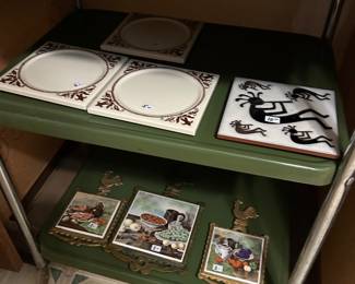 VINTAGE SERVING CART