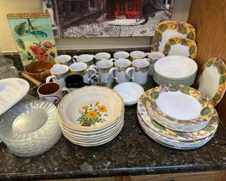 Corelle dish set and more!