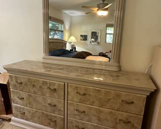 Dresser with mirror