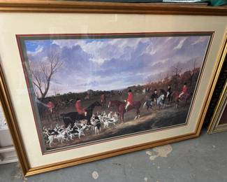 Large Equestrian Picture