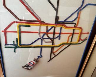 Framed Poster - The Tate Gallery By Tube