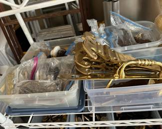 Hardware, Large Brass Hinges