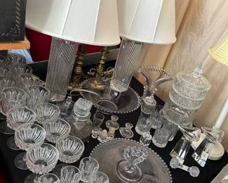 Lamps, Glassware