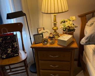 Two matching nightstands