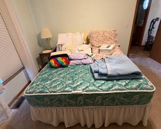 Queen size mattress, and boxspring