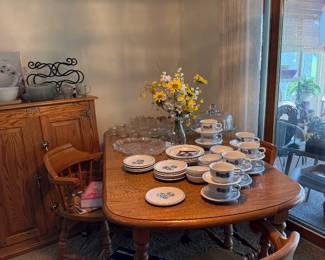 Kitchen table with four chairs