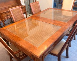 American Martinsville Midcentury Hollywood Regency Style Dining Furniture